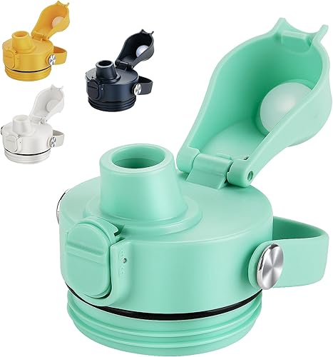 EIPOSAU Tapa de boquilla para botella YETI Rambler, sin BPA, tapa ideal para YETI, se adapta a botellas de 18, 26, 36, 64 onzas, tapas de repuesto
