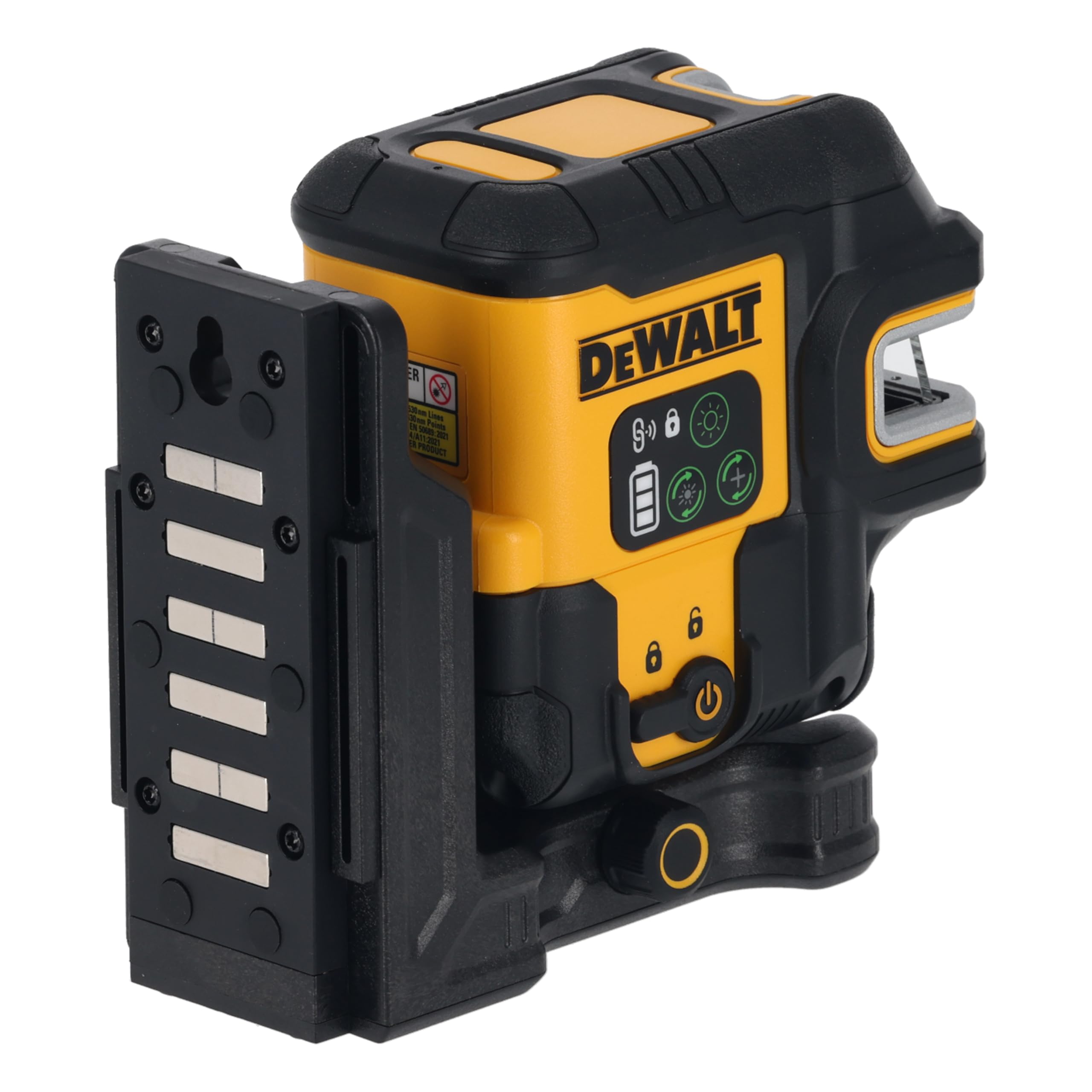 DEWALT Láser de Haz Verde de Línea Cruzada + 5 Puntos USB, DCLE14251GB-XJ