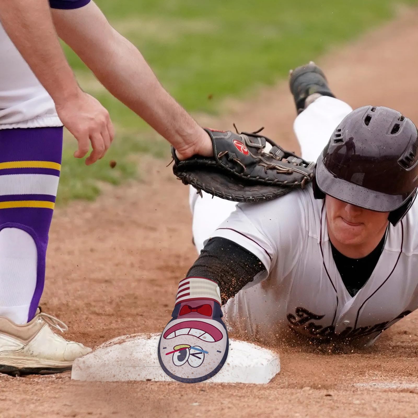 Guanto da baseball scorrevole ergonomico protezione dita softball