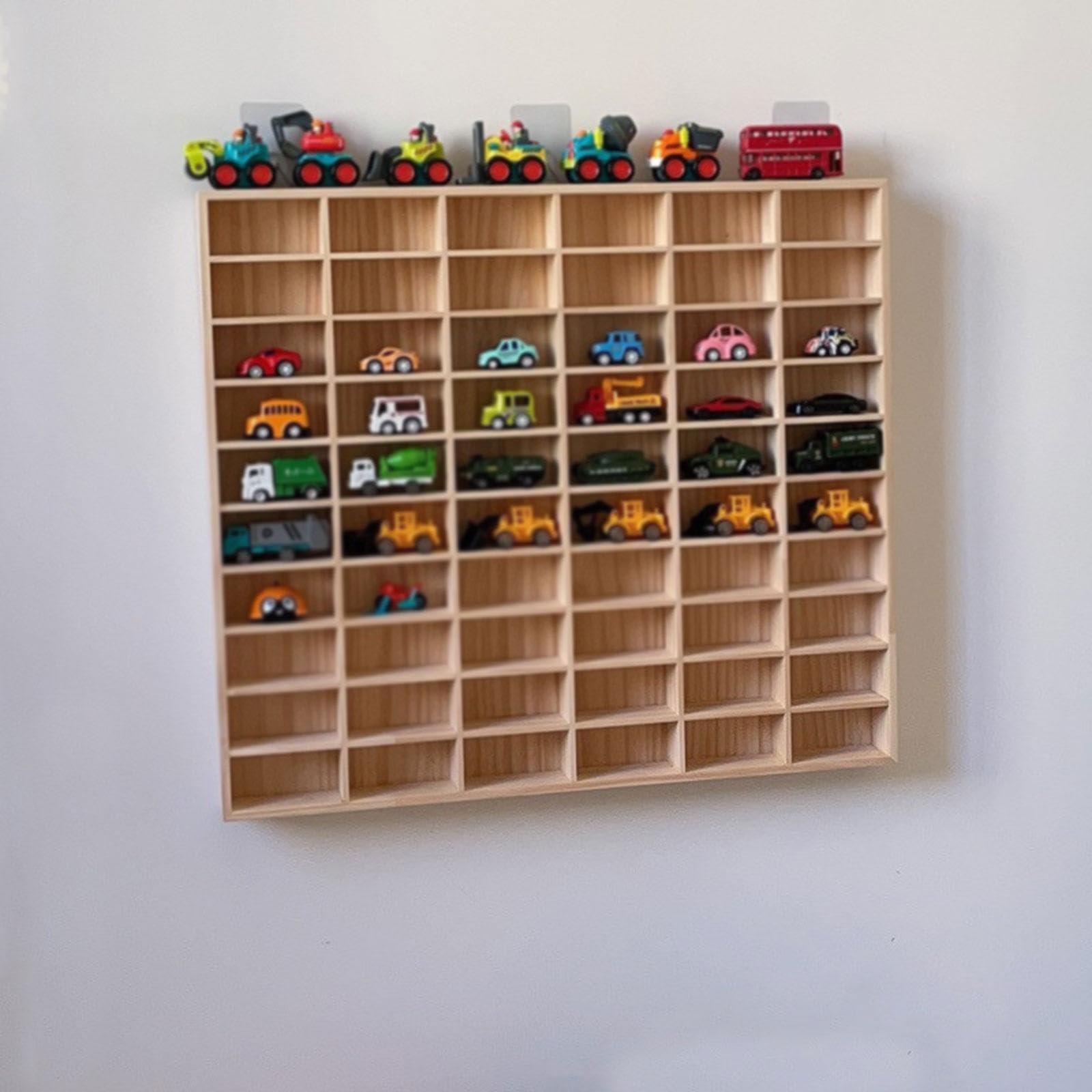 Expositor De Madera Maciza para Coleccionables,Sin Tapa