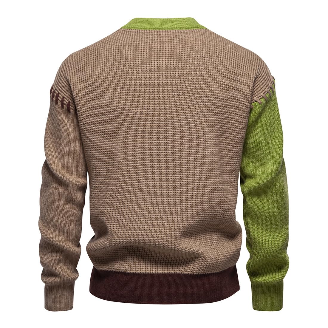 Basico Maglione Uomo Temperamento Tendenza Casual Maglione in Maglia Uomo Moda Morbido Traspirante Maglieria Uomo Slim Fit Comodo Caldo Maglione A Maniche Lunghe Uomo
