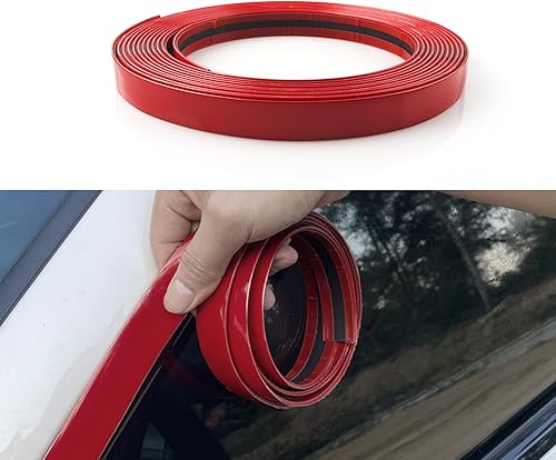Miniatura 7 de Paquete de 1 moldura cromada para automóvil, 0.78 pulgadas x 16.4 pies, tira anticolisión anticolisión, universal para auto tira autoadhesiva