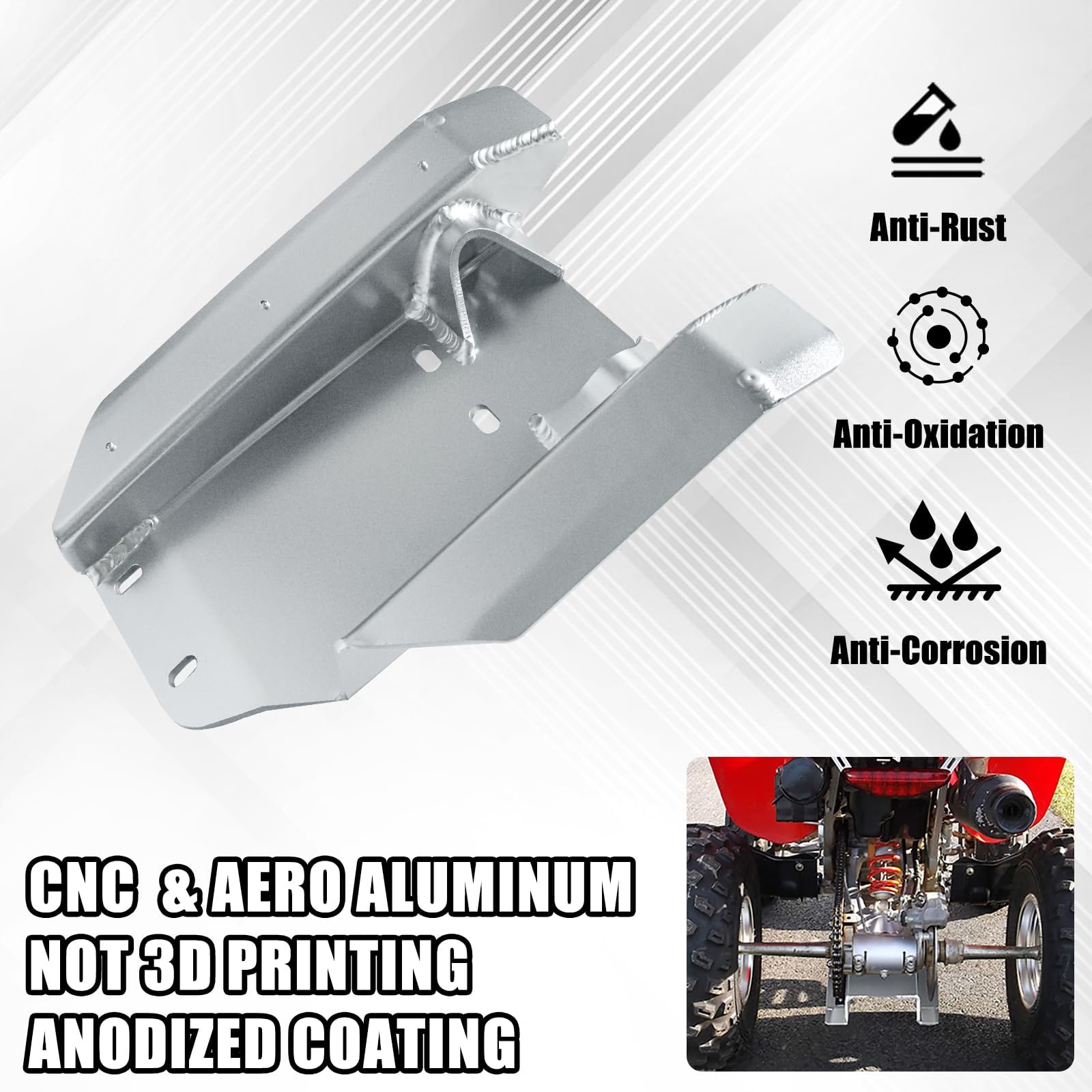 Amazon.com: JERBOR Swing Arm Skid Plate for Honda ATV | Design for