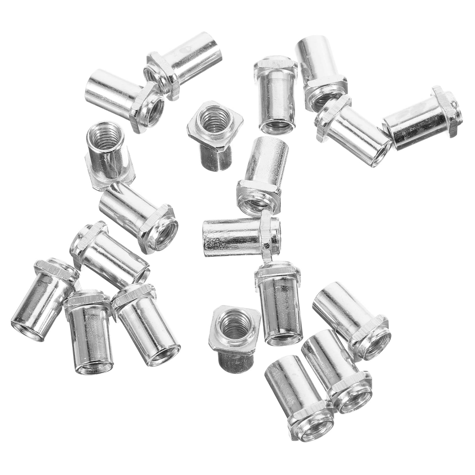 NULYLU Floor Drum Spare Parts 6mm Swivel Nuts Replacement Drum Lug Nuts High Durability