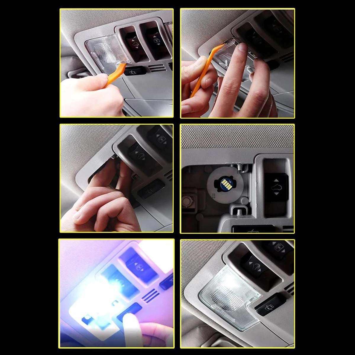 Kit de Luces LED para Interior de Coche, para Octavia Fabia Superb Rapid Karoq Yeti Kodiaq Citigo Kamiq Roomster