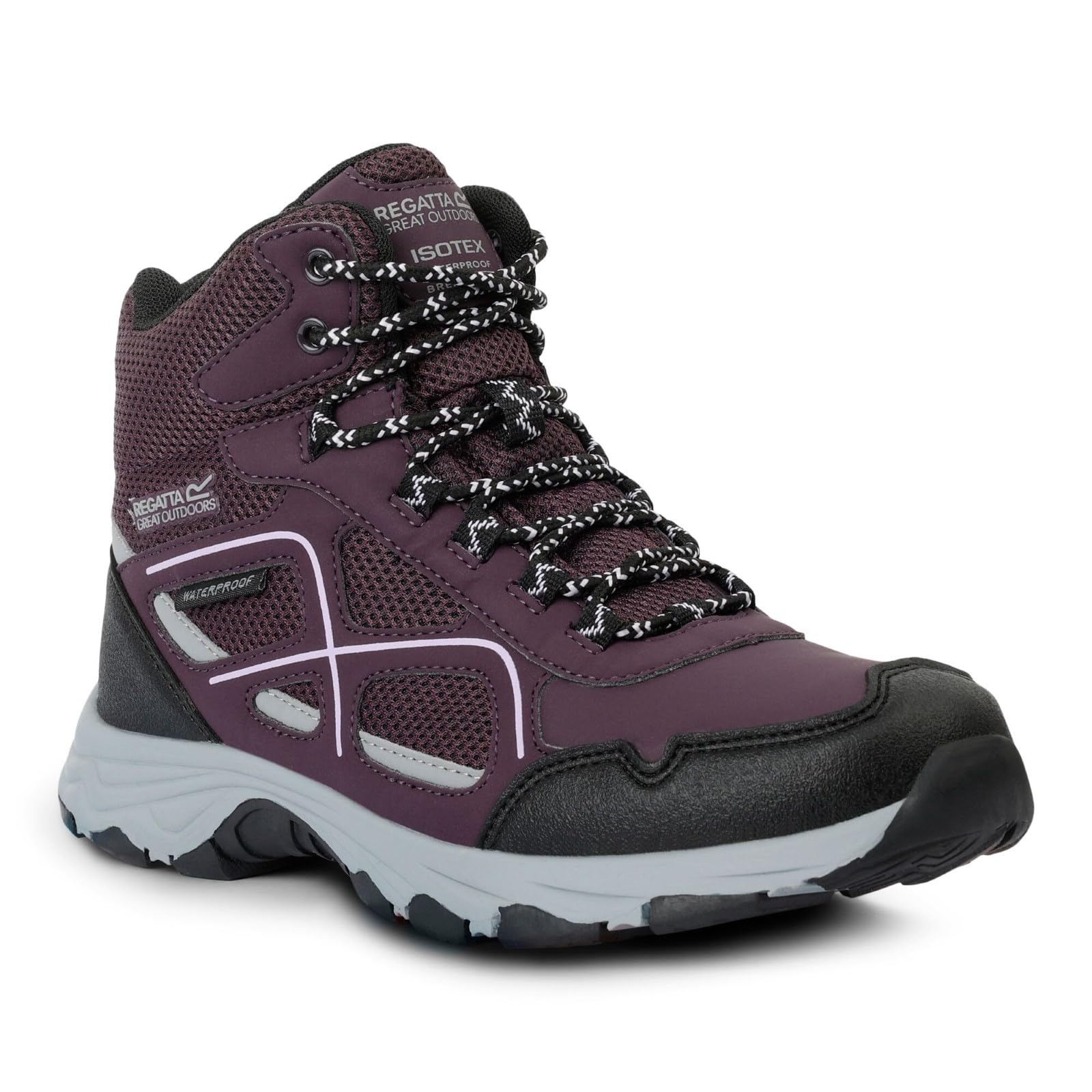 Regatta Vendeavour Walking Boots Size: Uk 3 Women's Purple
