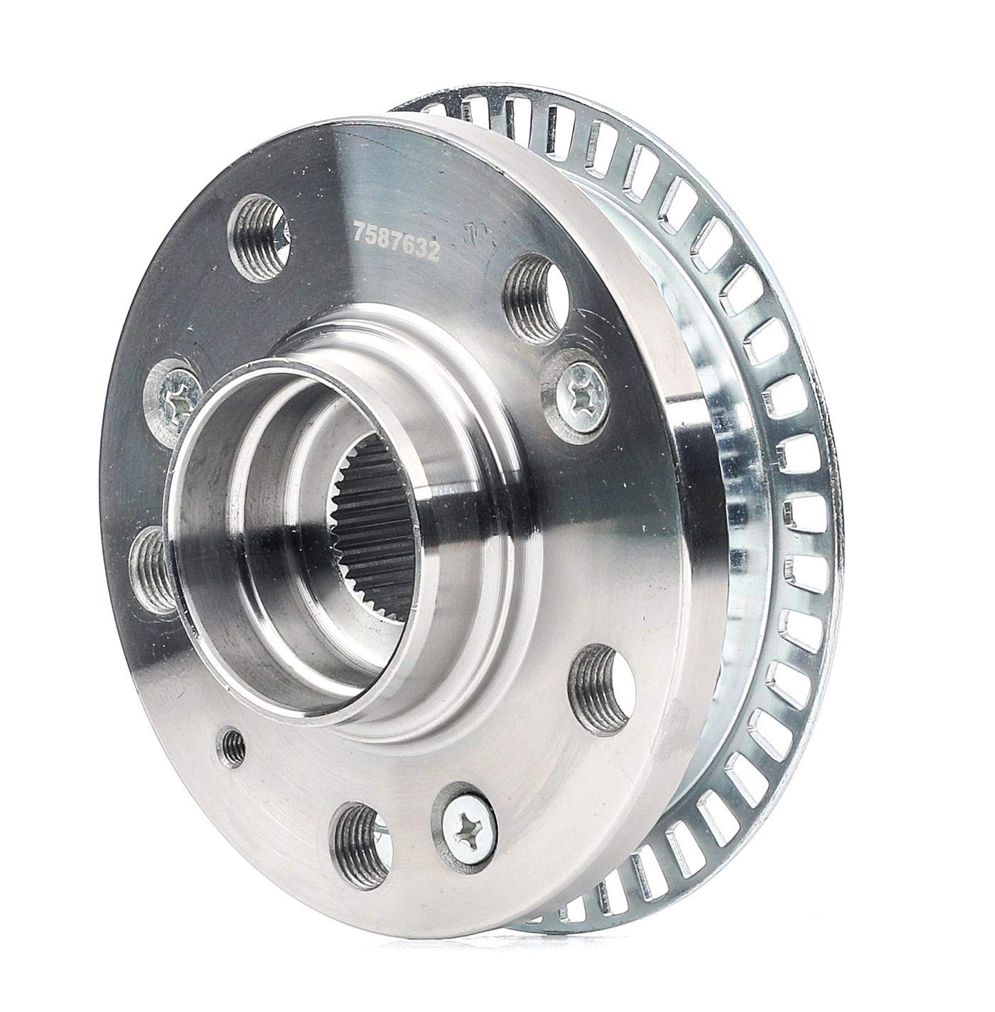 STARK SKWB-0180753 Kit de roulement de roue des deux côtés de l'Avant avec matériel de montage/fixation avec moyeu de roue avec bague ABS Compatible avec VW Golf 4 3/5 portes 1J1