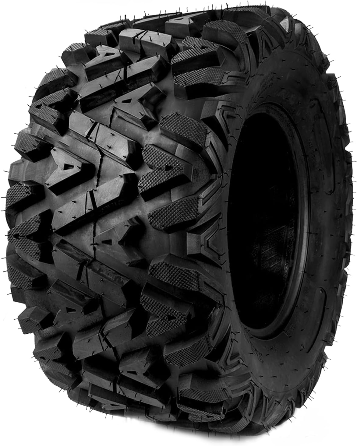 Torchbeam 26x11-12 ATV All Terrain Tires, 6Ply Bias UTV Mud Tires for Quad, UTV and Side by Side Hybrid Tread for Dirt, Snow and Trail Riding 2pack Z-199