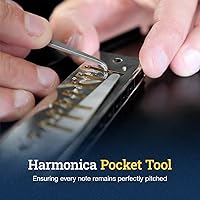 Vista 5 de Harmo nica - Kit de herramientas de reparación 12 en 1 de Harmo – Juego de herramientas de bolsillo de 4 1/2 x 7/8 x 5/8 pulgadas para mantenimiento