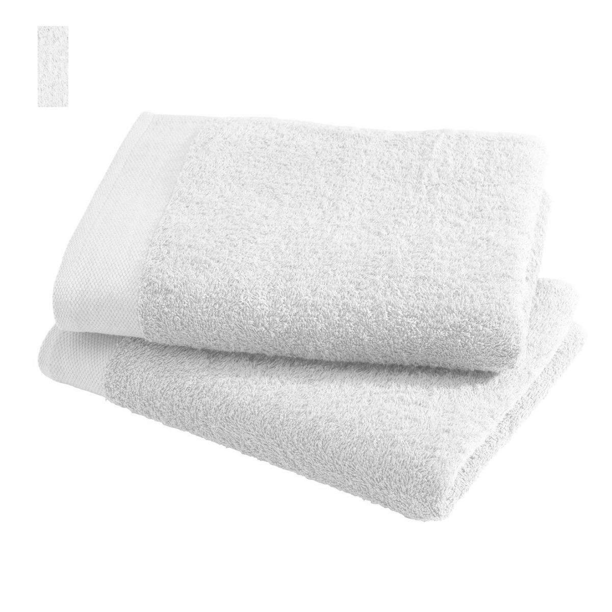 Happidea Yours Towel-Cotton, White