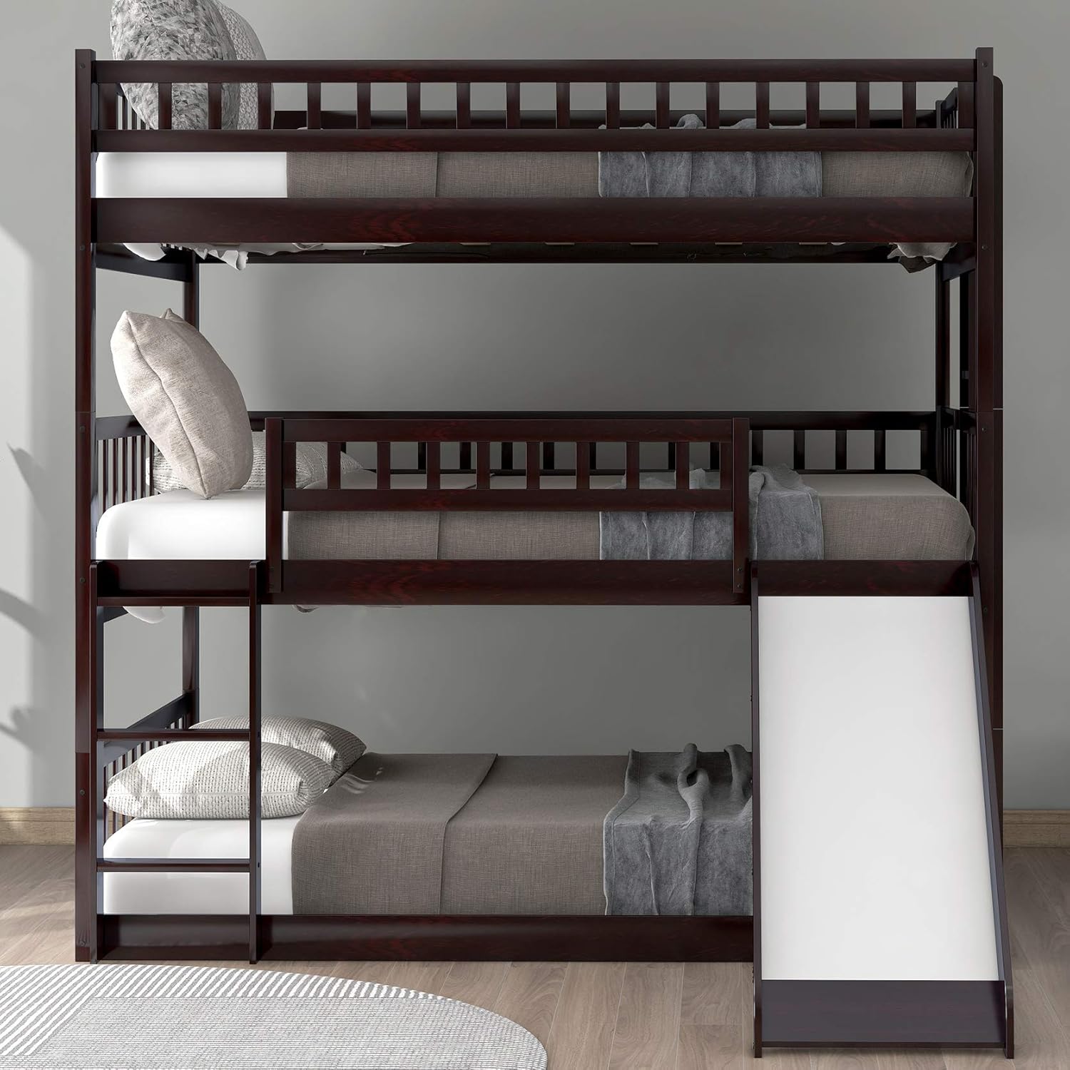3 floor bunk bed