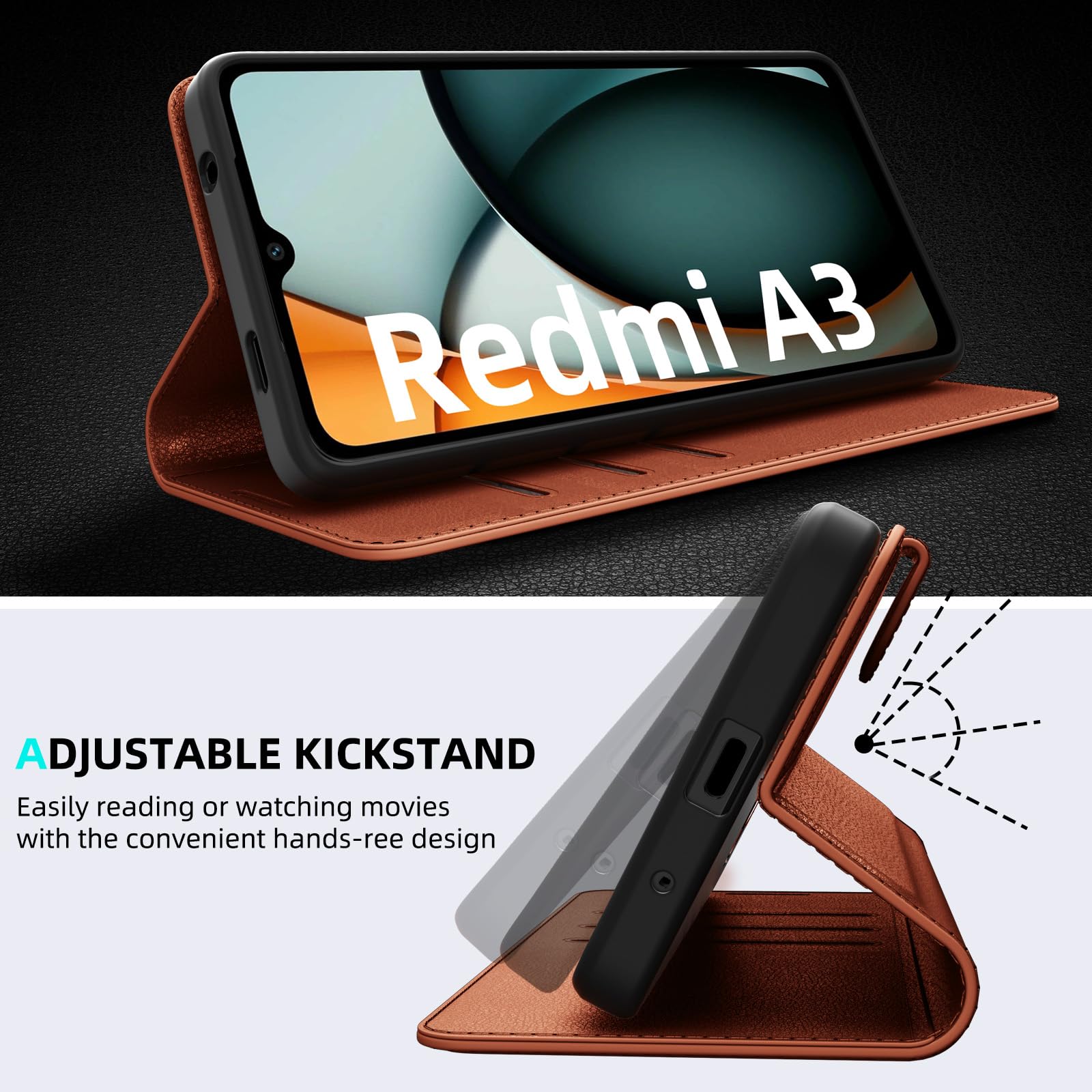 Custodia a portafoglio in pelle di lusso Porta carte di credito con blocco RFID Flip Folio Book Custodia antiurto per iPhone Samsung OPPO Huawei Redmi Xiaomi acquista in modo economico - spedizione