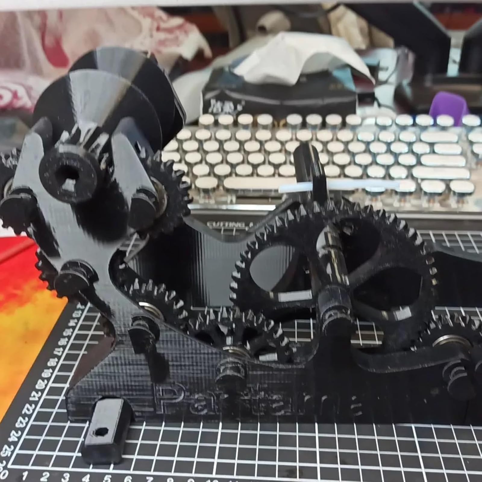 3D-Filament-Respooler, 1 kg Kapazität, gleichmäßiges Aufwickeln ohne Verheddern, Smart Start/Stop, Universal für PLA ABS PETG Filament