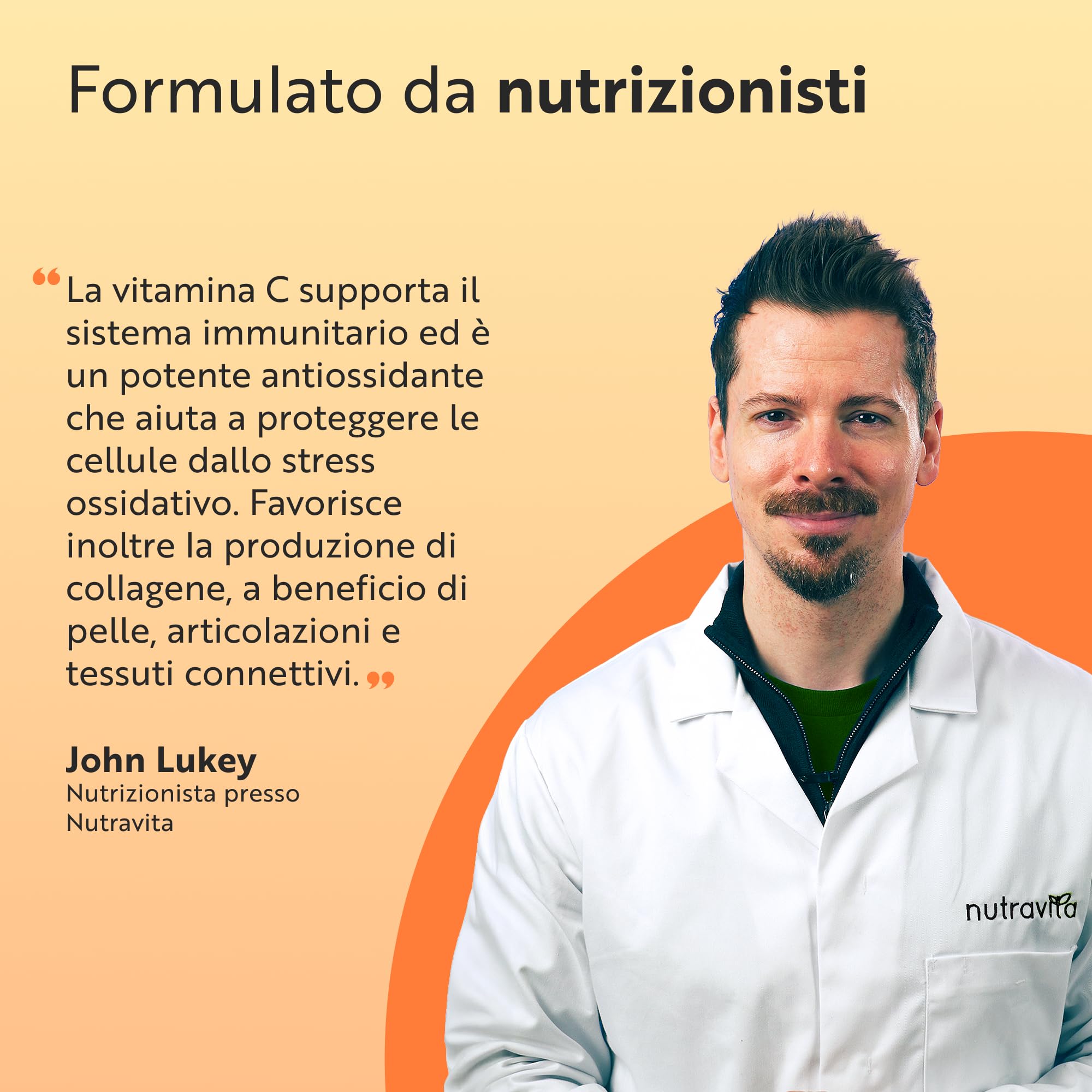 Nutravita Vitamina C 1000mg - 180 Vit C Compresse per 6 Mesi - Vitamina C Pura con Rosa Canina e Flavonoidi - Acido Ascorbico - 100% Vegan - Normale Funzione del Sistema Immunitario