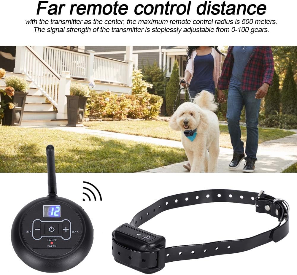 EVTSCAN Dog Training Collar with Remote Rechargeable Waterproof Shock Collar for Dogs 3 Training Modes, Beep Vibration and Shock