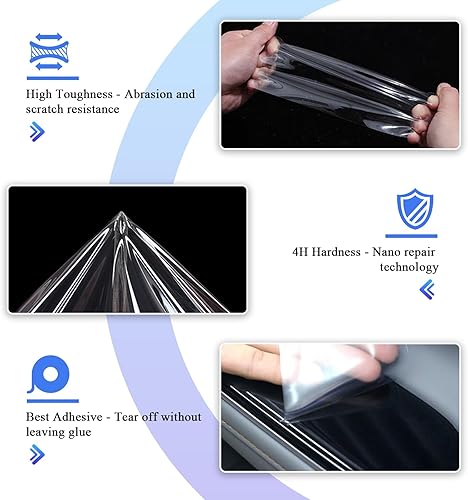 Miniatura 5 de R RUIYA (2 unidades) para protector de pantalla para Jeep Grand Cherokee 2024, pantalla de aire acondicionado para 2022-2024 Grand Cherokee Película