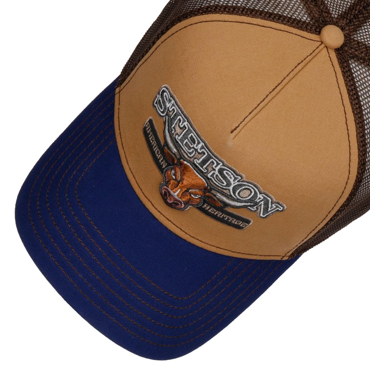 Stetson New Pure Life Trucker Cap Casual Baseballcap Mehrfarbig Mesh Herren Frühling bis Winter