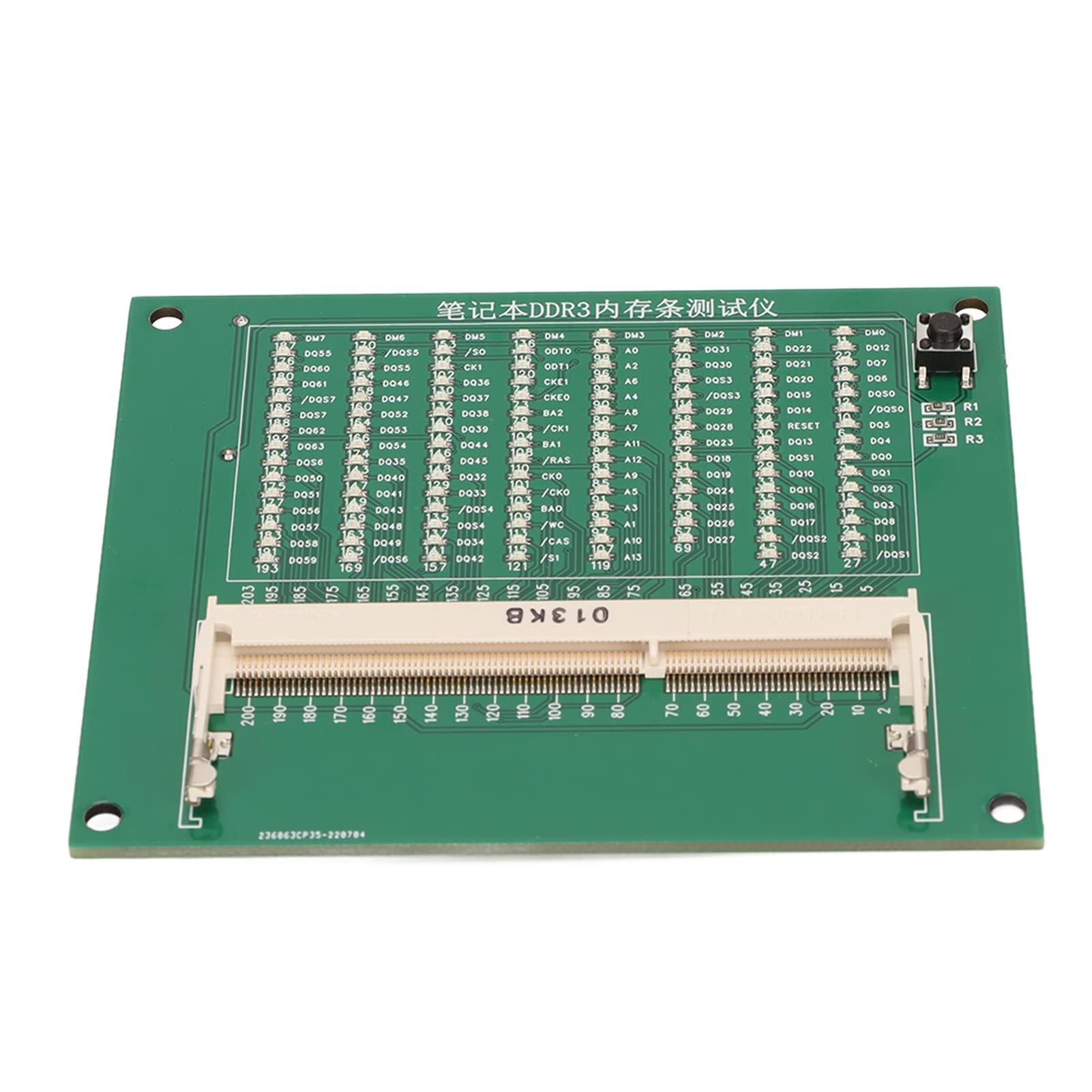 Naroote DDR3 Speicher Testkarte, 110 LED Anzeigen, für Arbeitsspeicher