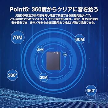 Amazon.co.jp: 【超薄型】QZT ボイスレコーダー 超小型 IC
