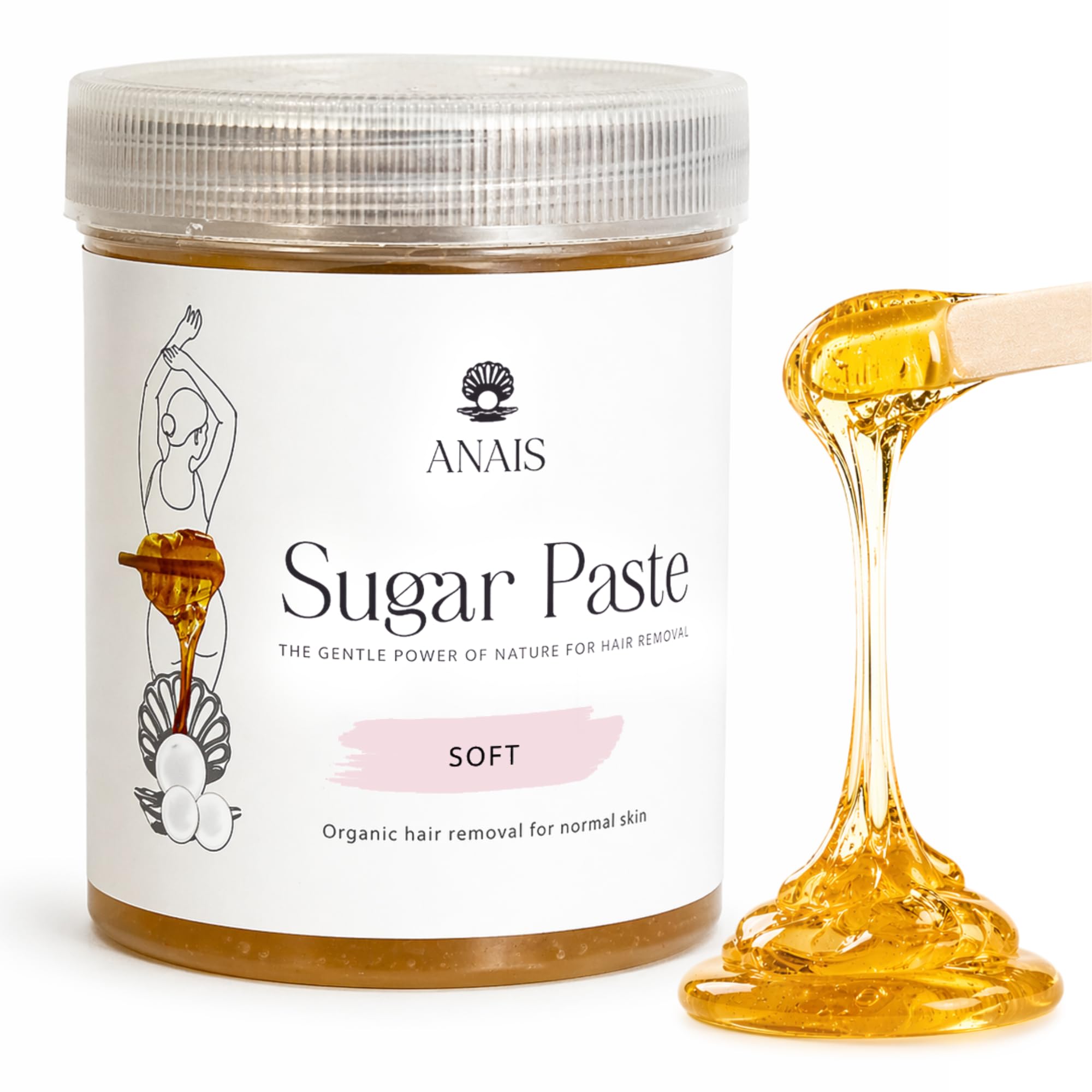 Cire douce de la nature pour l'épilation - Douce (500 g)