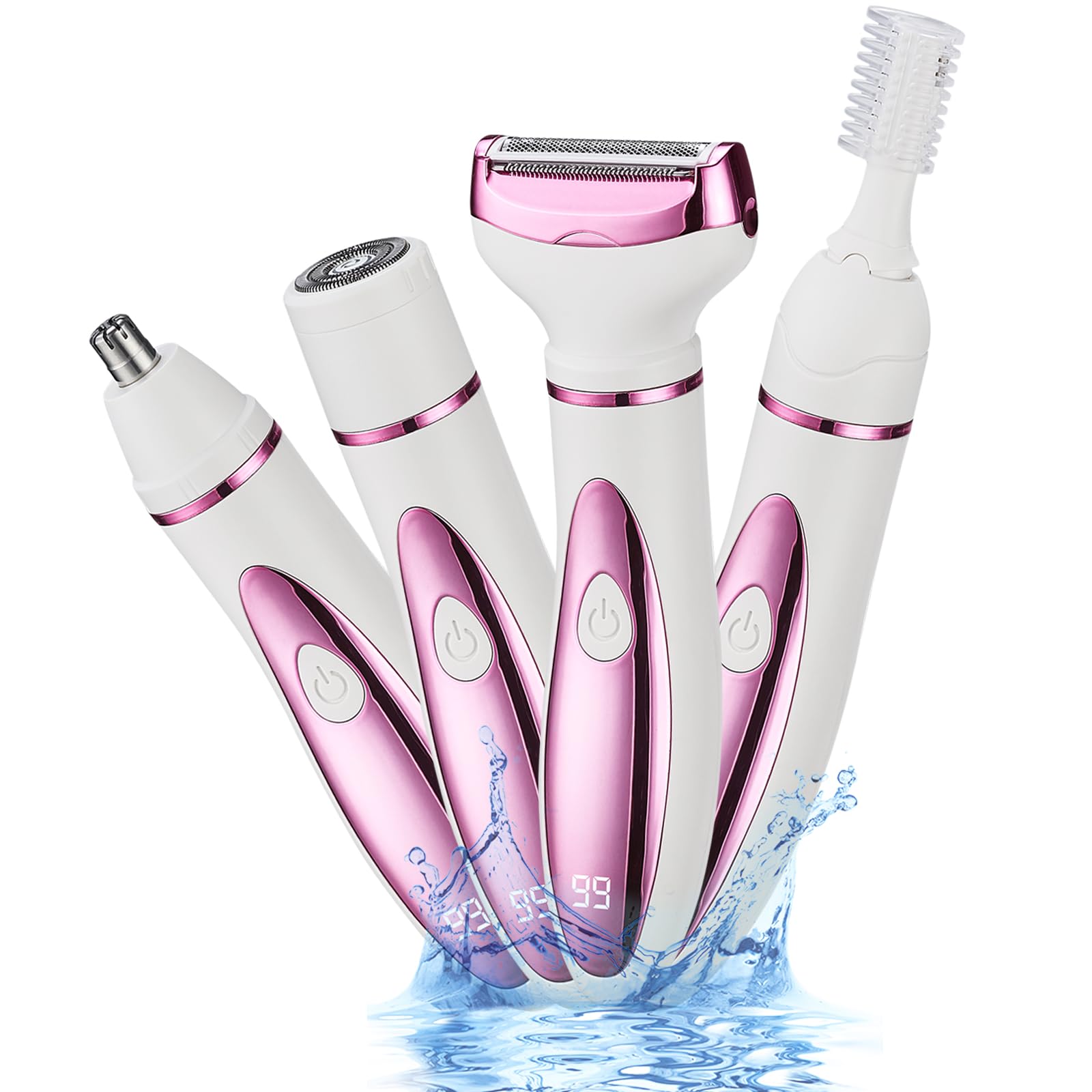 Amazon.com: Vacto Upgraded 4 in 1 Electric Razors for Women, Portable ...