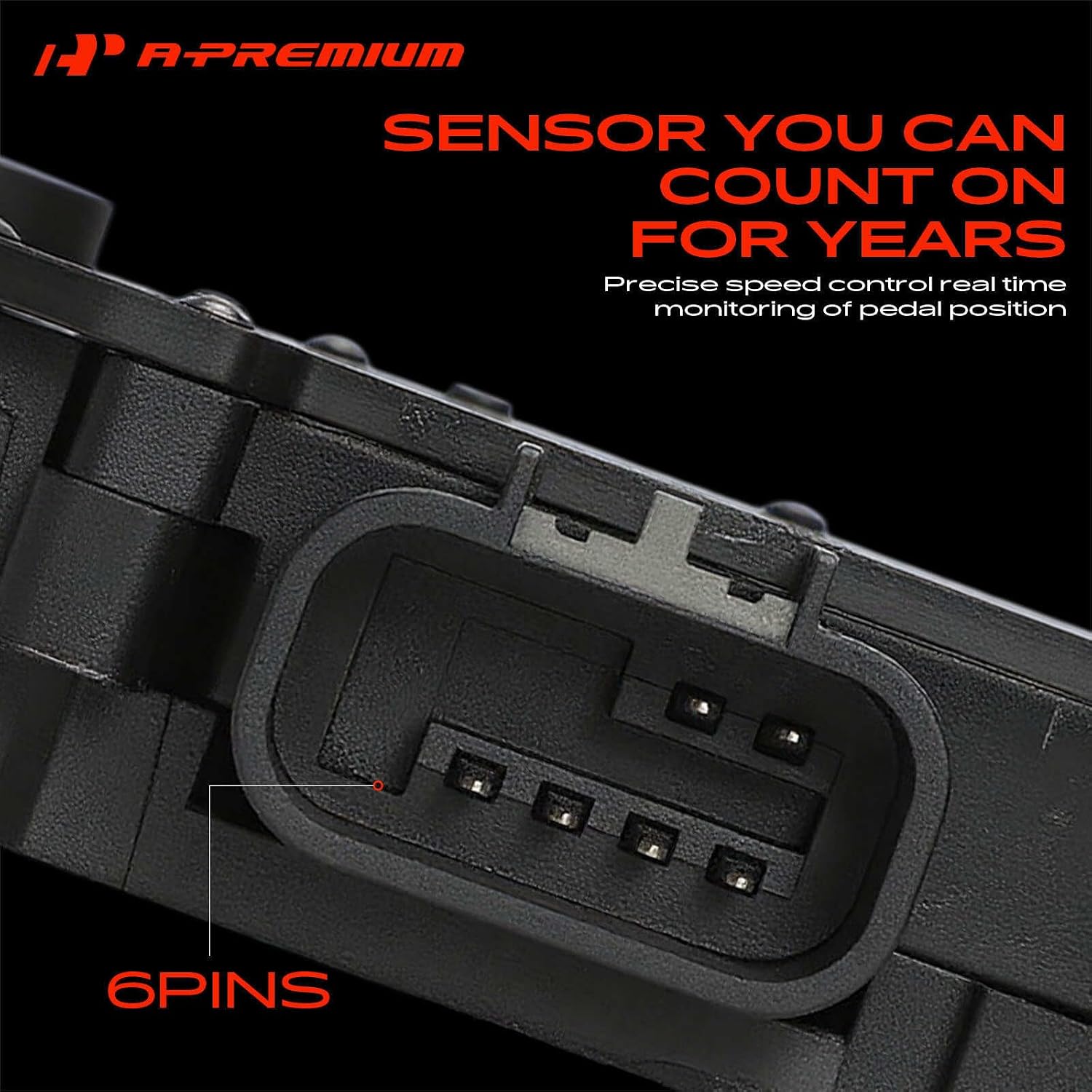 A-Premium Accelerator Pedal with Position Sensor Assembly