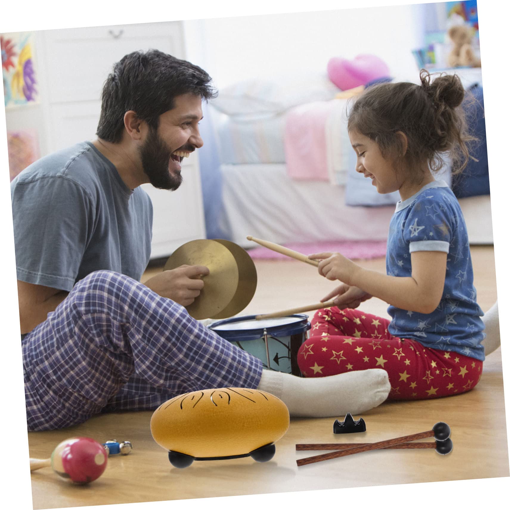 Instrumento de Lengüeta de Acero Instrumento Musical de Percusión de Lengüetas para Principiantes para Practicar en Casa