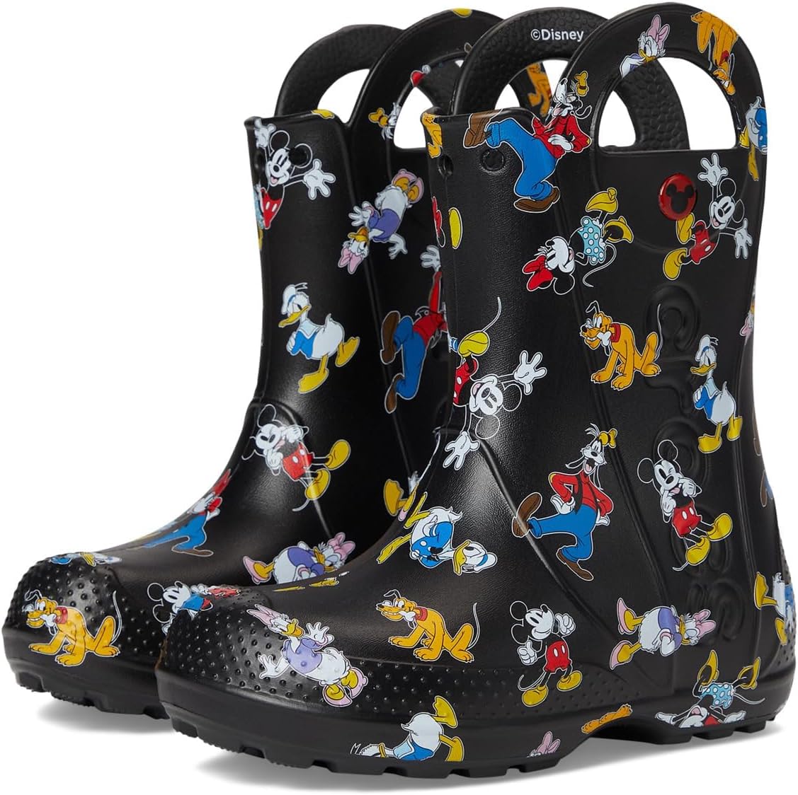 Unisex-Child Handle It Rain Boots, Tinted Glass