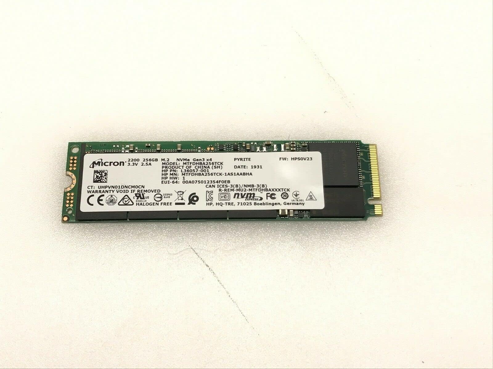 Amazon.com: Oydisen Micron 256GB PCIe NVMe M.2 2280 SSD Internal Solid ...