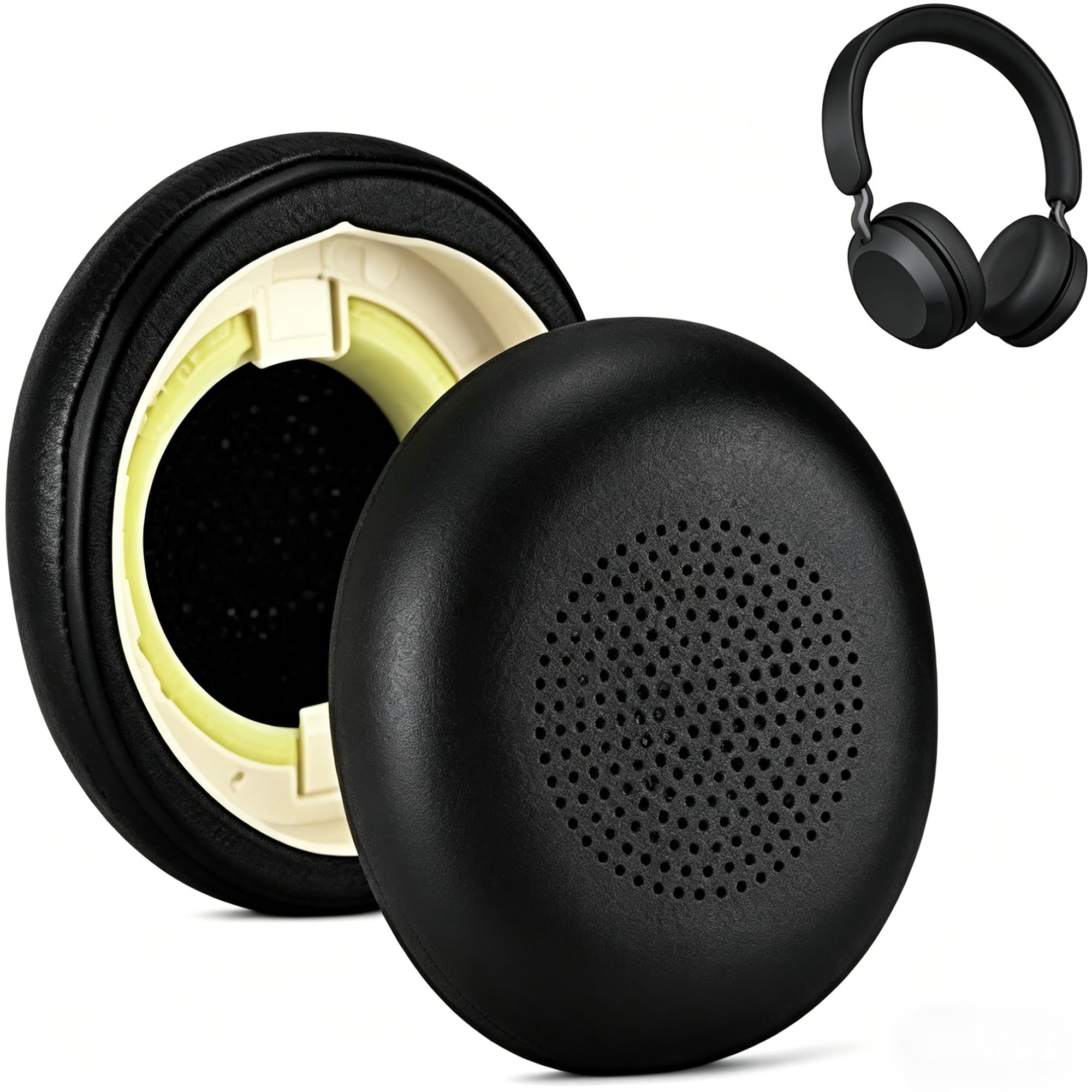 INF Cuscinetti auricolari per cuffie Jabra Elite 45H / Jabra Evolve2 65 Cuscinetti di ricambio 1 paio