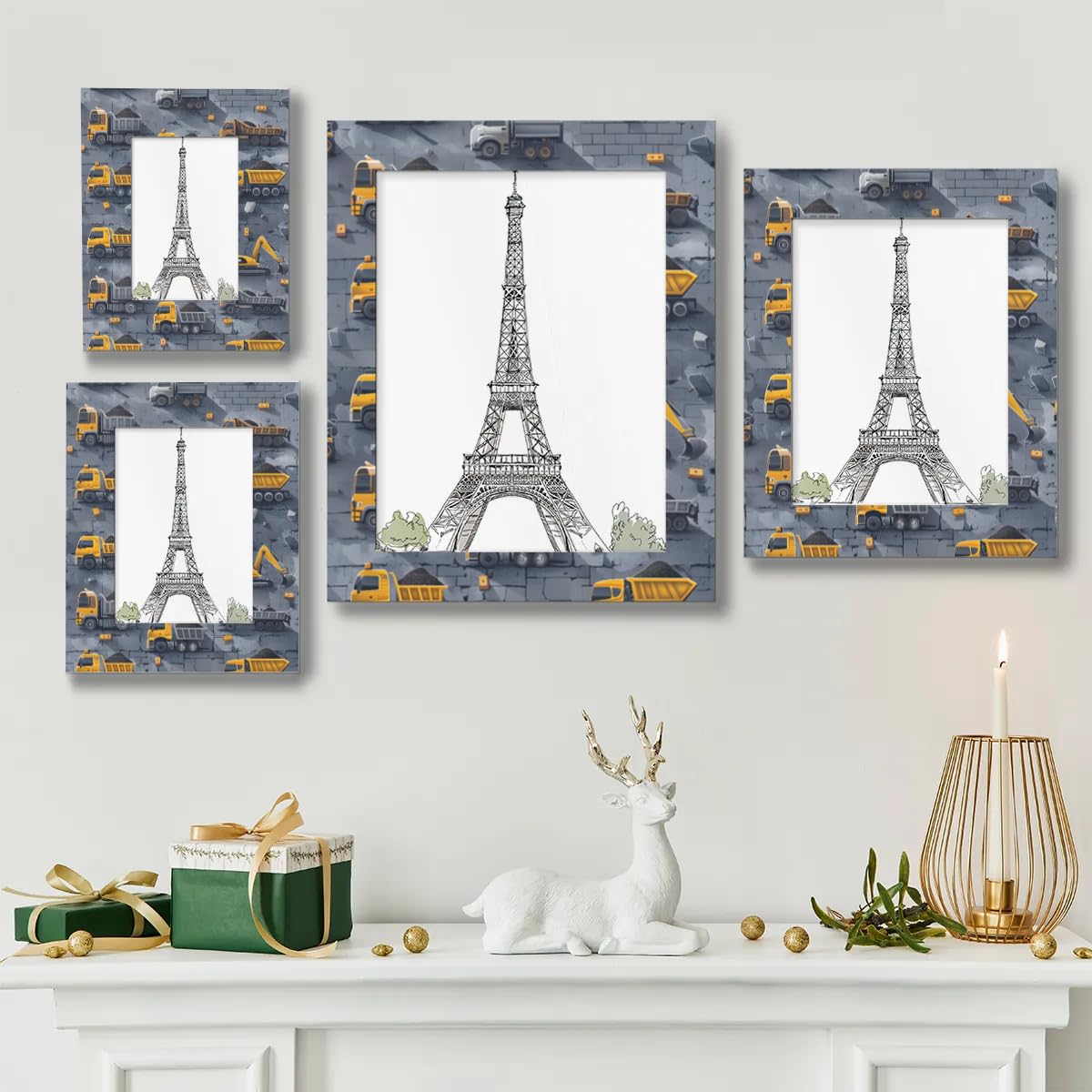 Amazon.com - FIXIXI Construction Heavy Truck Picture Frame 4x6