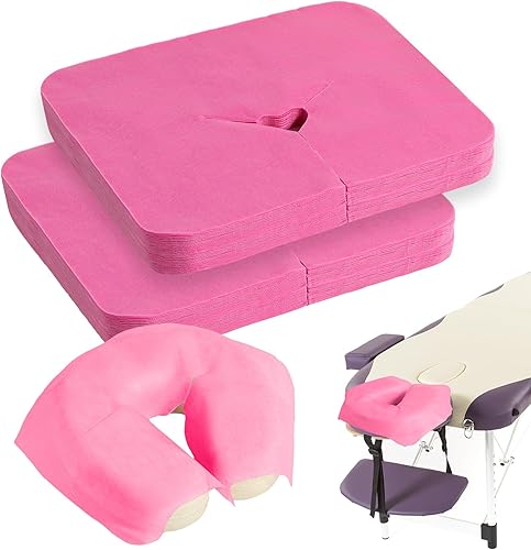 Miniatura 1 de 200 fundas desechables para cuna facial, fundas para reposacabezas de masaje para mesas de masaje y sillas de masaje, cama de salón de belleza, spa,