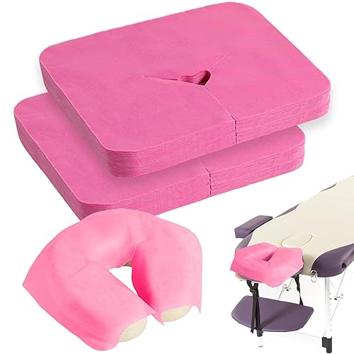 200 fundas desechables para cuna facial, fundas para reposacabezas de masaje para mesas de masaje y sillas de masaje, cama de salón de belleza, spa,