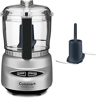 Cuisinart DLC-2ABC Mini Prep Plus Food Processor Brushed Chrome and Nickel
