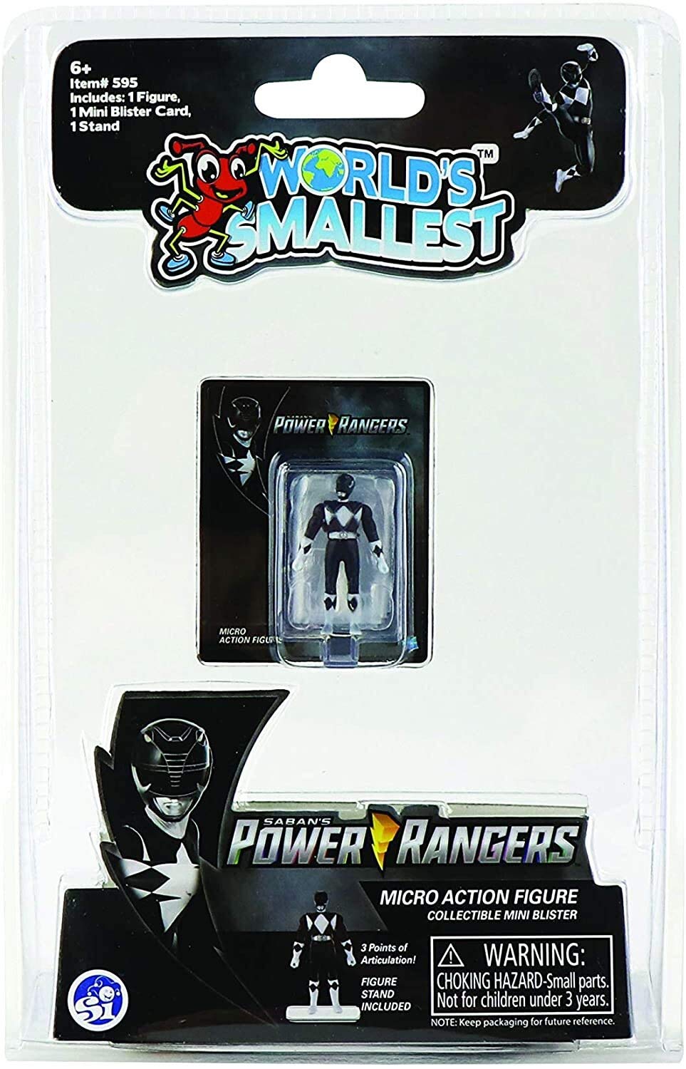 Super Impulse World's Smallest Power Rangers Micro Action Figure - Style will Vary
