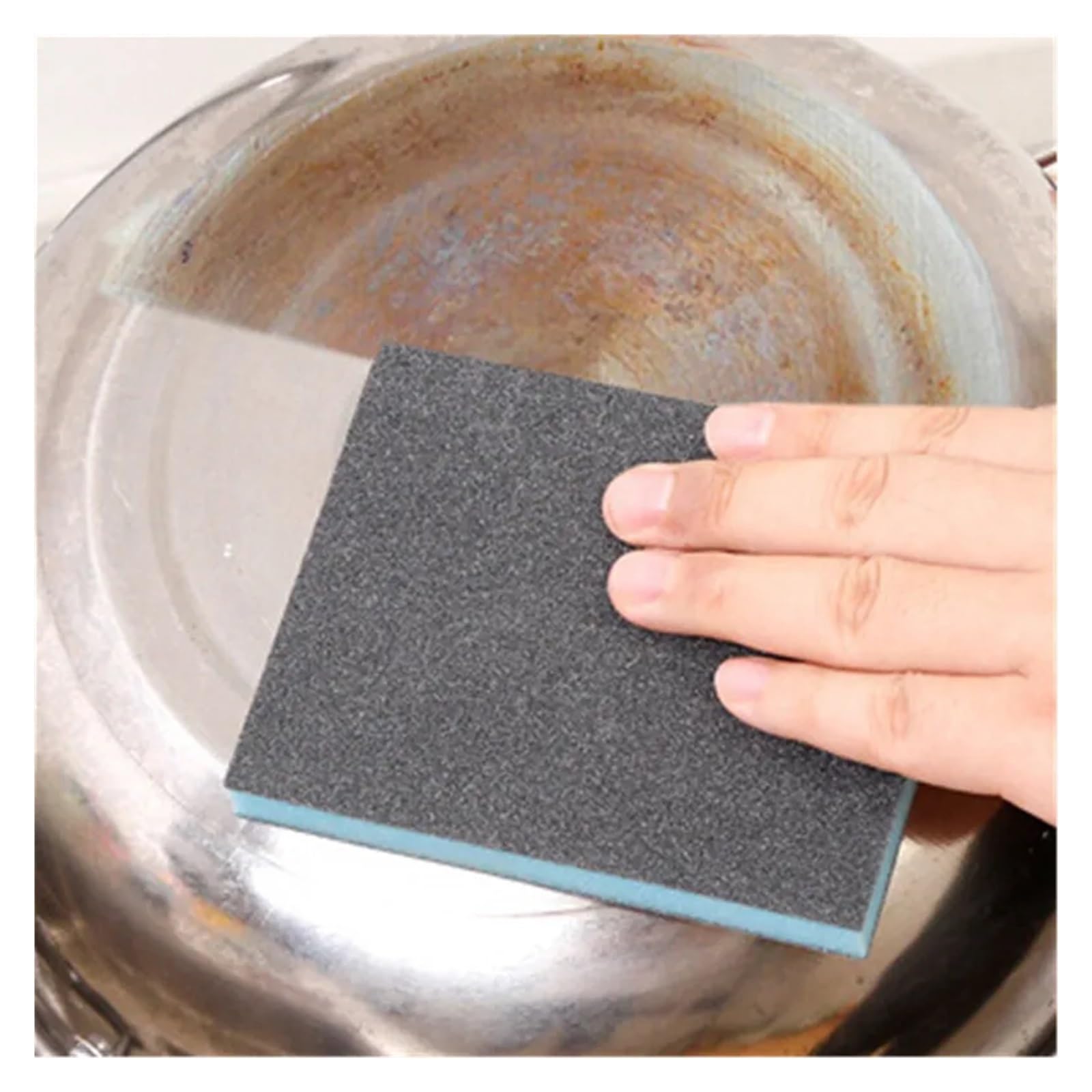 Papel de lija grano variado, herramienta abrasiva, discos lijado grises/azules Adecuado para lijar muebles, madera y metal(Grey,120Grit,5PCS)