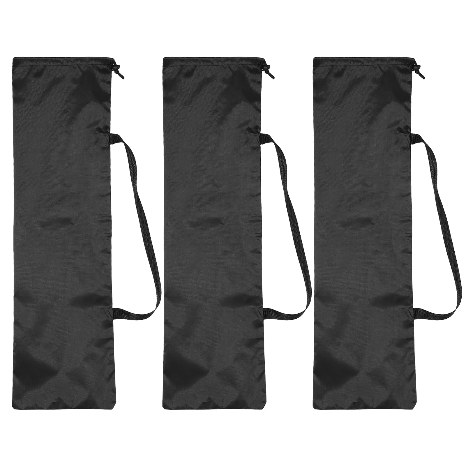 PATIKIL 100cm x 30cm Custodia Per Treppiede, 3 Custodie Per Treppiede Fotografico In Tessuto Oxford Imbottito Per Attrezzatura Fotografica Microfono Supporto Luci Spartiti, nero