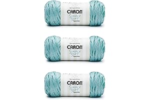 Caron Simply Soft Abyss 3-Pack Yarn Bundle for Crocheting and Knitting