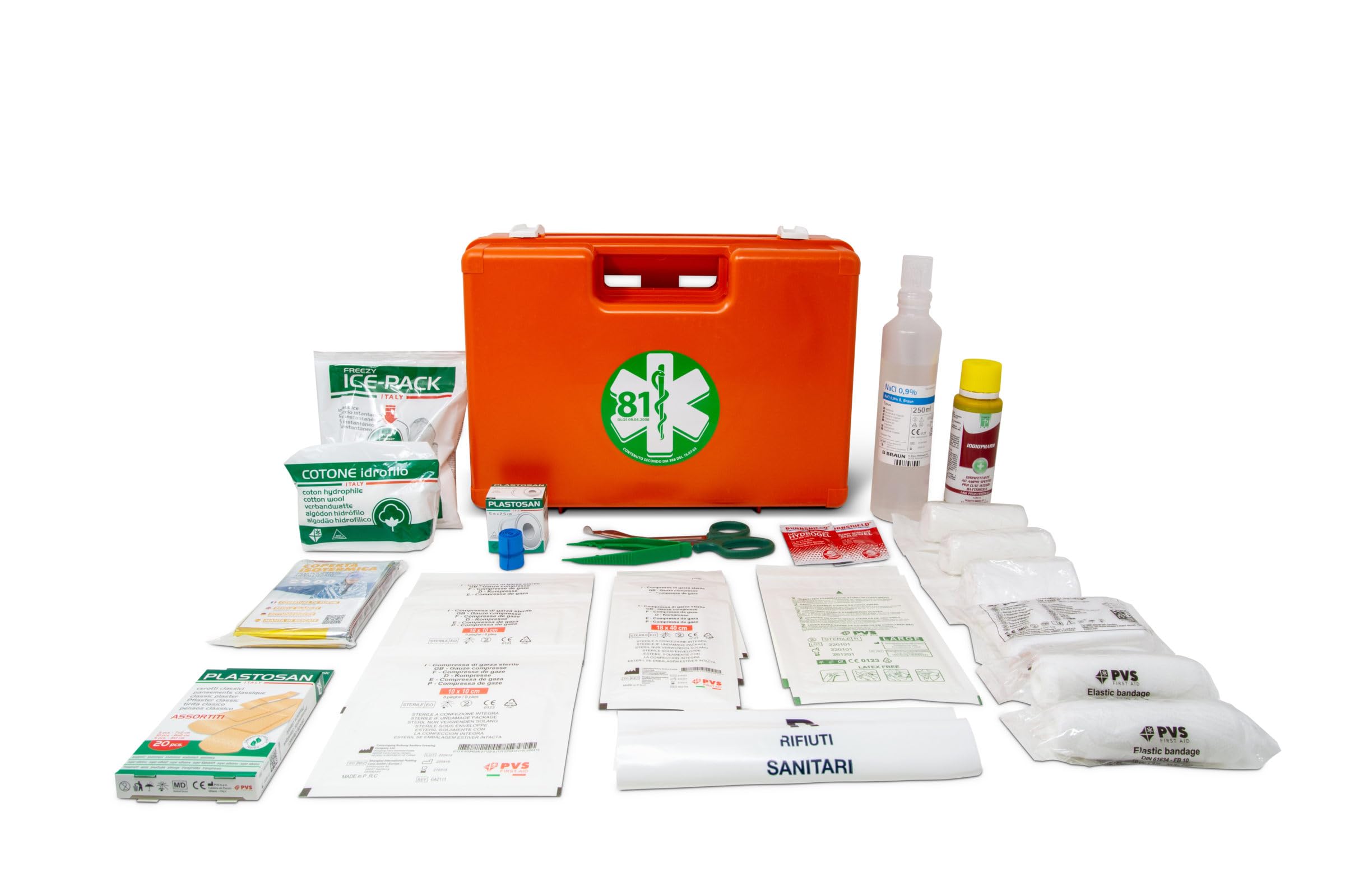 Kit premiers secours All. 2 Magg., Mallette plastique