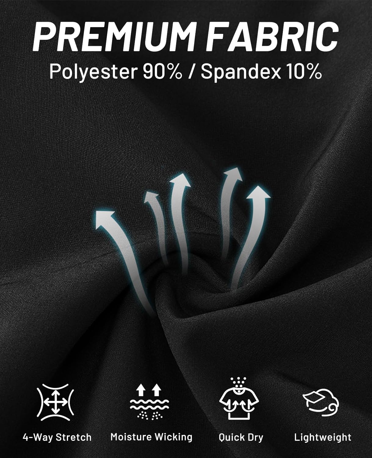 MIER Men's 5 Inch Running Athletic Shorts with Pockets Quick Dry Lightweight Gym Workout Shorts, Elastic Waist - Image 5