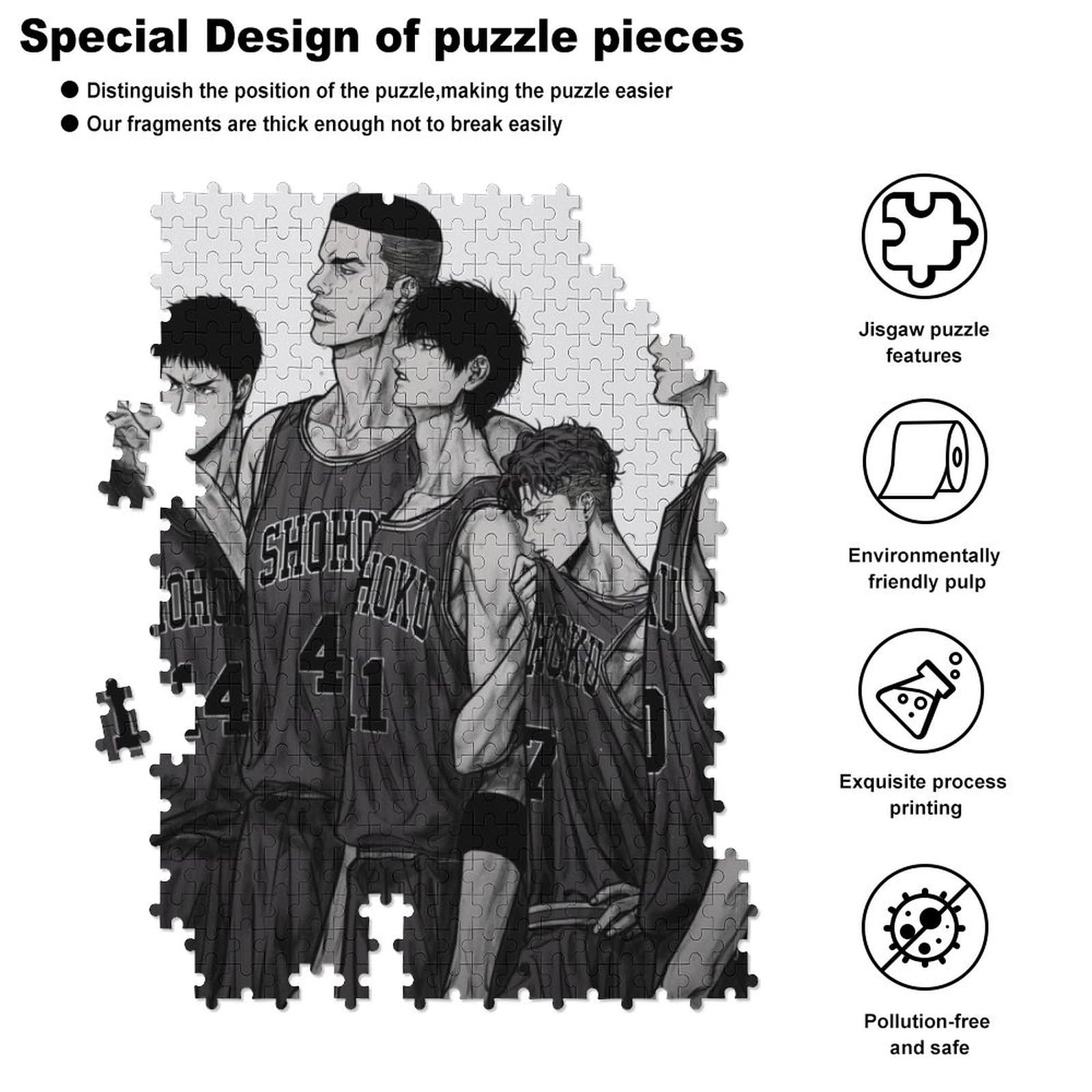 スラムダンク ジグソーパズル　オールスター　木製ピース Amazon.co.jp: スラムダンク パズル Slam Dunk パズル 500ピース