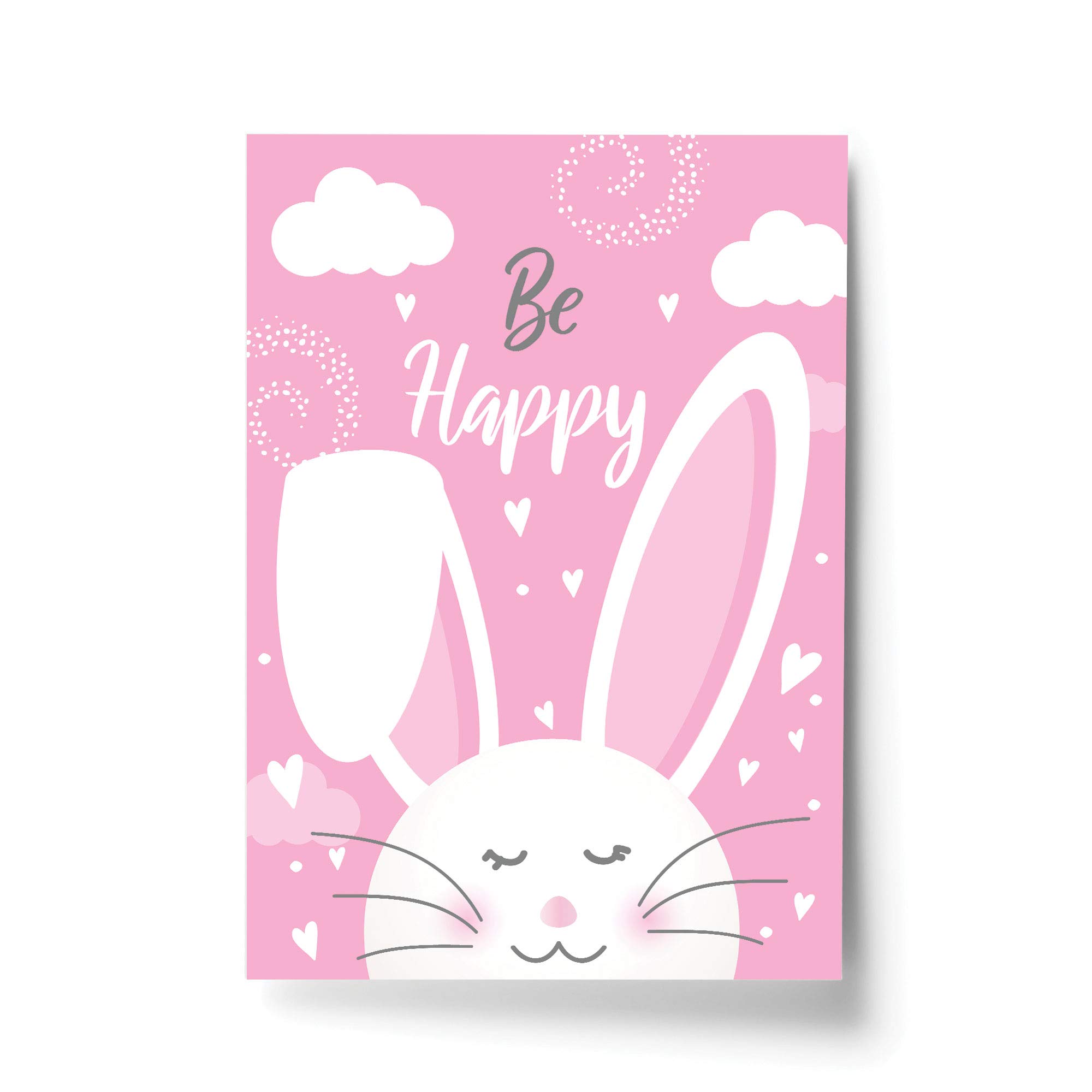 RED OCEAN Girls Bedroom Decor Bunny Print For Girls Bedroom Girls Nursery Decor Wall Art Keepsake