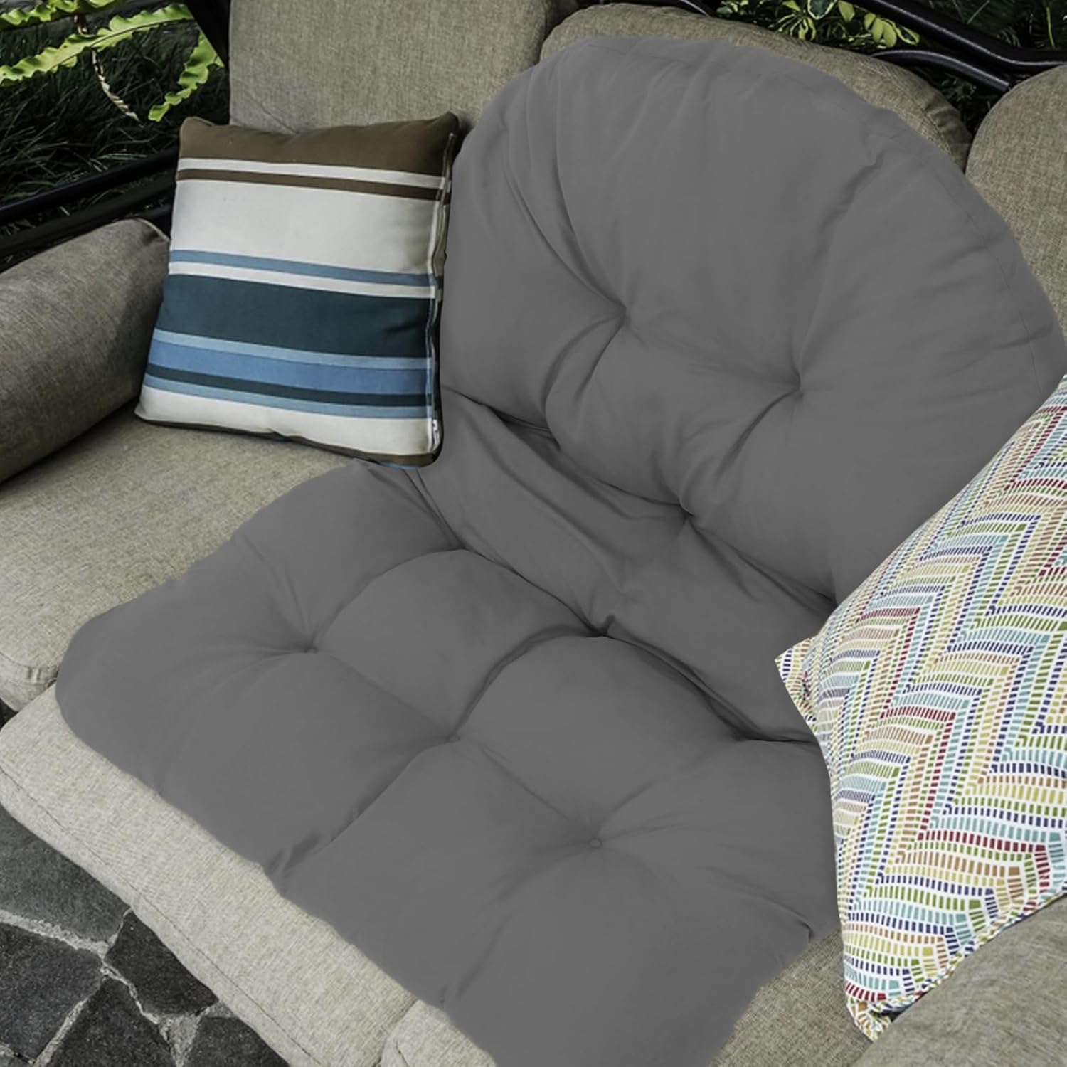 Egg Chair Seat Cushion Replacement Pad Outdoor Garden Swing Chair Multi-Purpose Comfort Pad