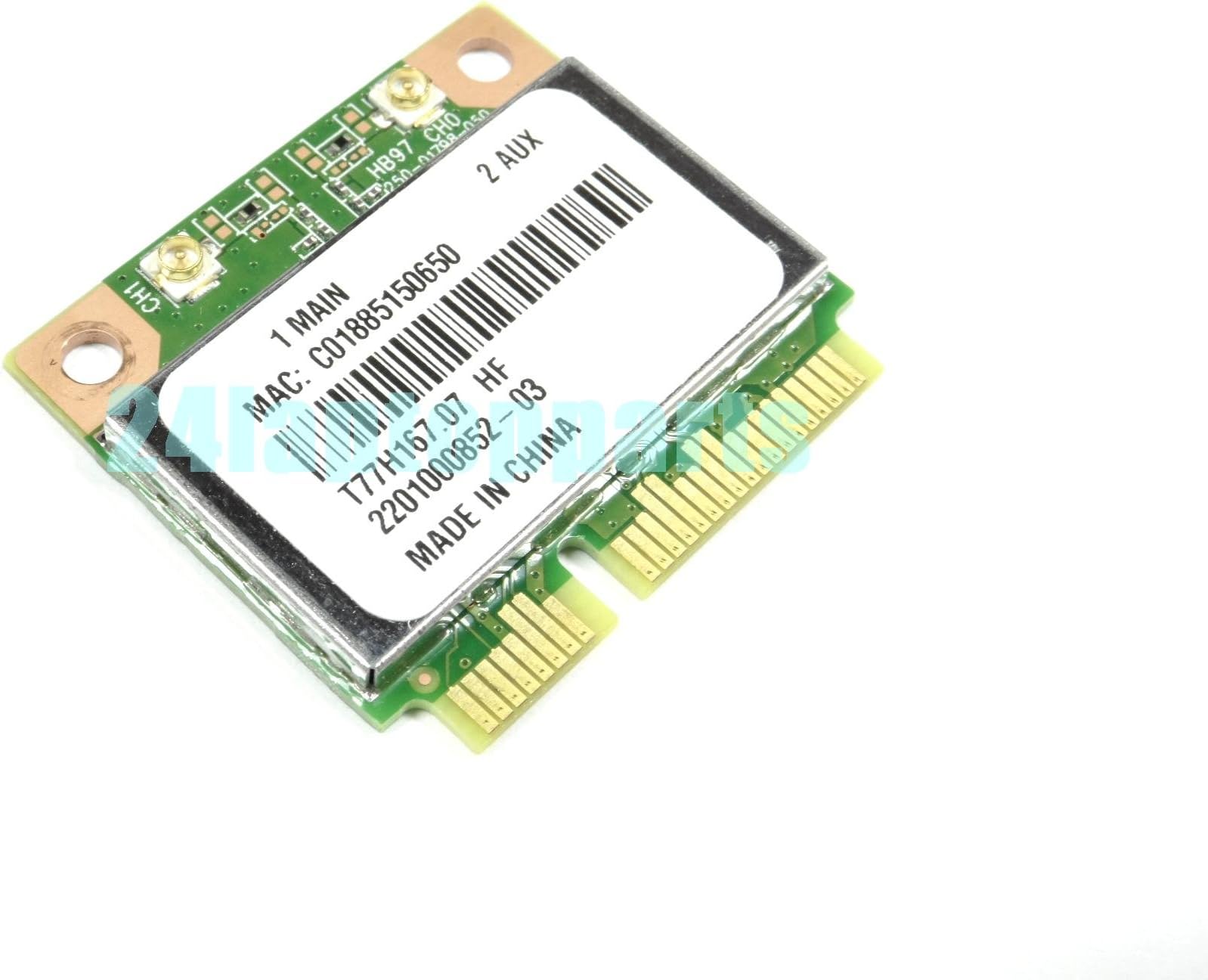 Atheros AR9287 AR5B97 Wireless BGN 300 Mbps 802.11 b/g/n Half Wifi Pci-e Card