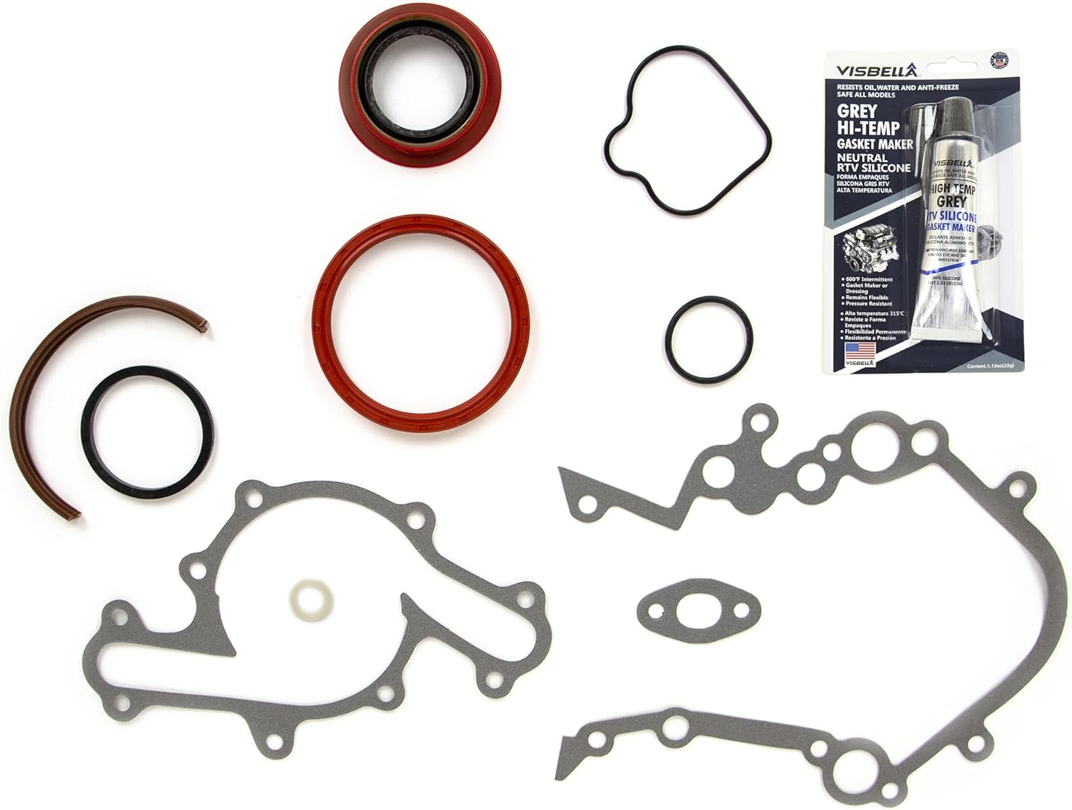 DG-0664424964 Lower Conversion Gasket Set Compatible With/Replacement For 83-93 Lincoln Mercury Ford Taurus Thunderbird 3.8L