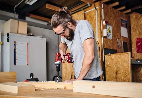 Einhell Cordless Drill and Impact Driver Set with 2 x Batteries, Charger and Storage Bag 18V Power X-Change, Brushless Combi Drills and Driver Sets Cordless TE-CD 18/44 Li-i + TE-CI 18/1 Li - 5