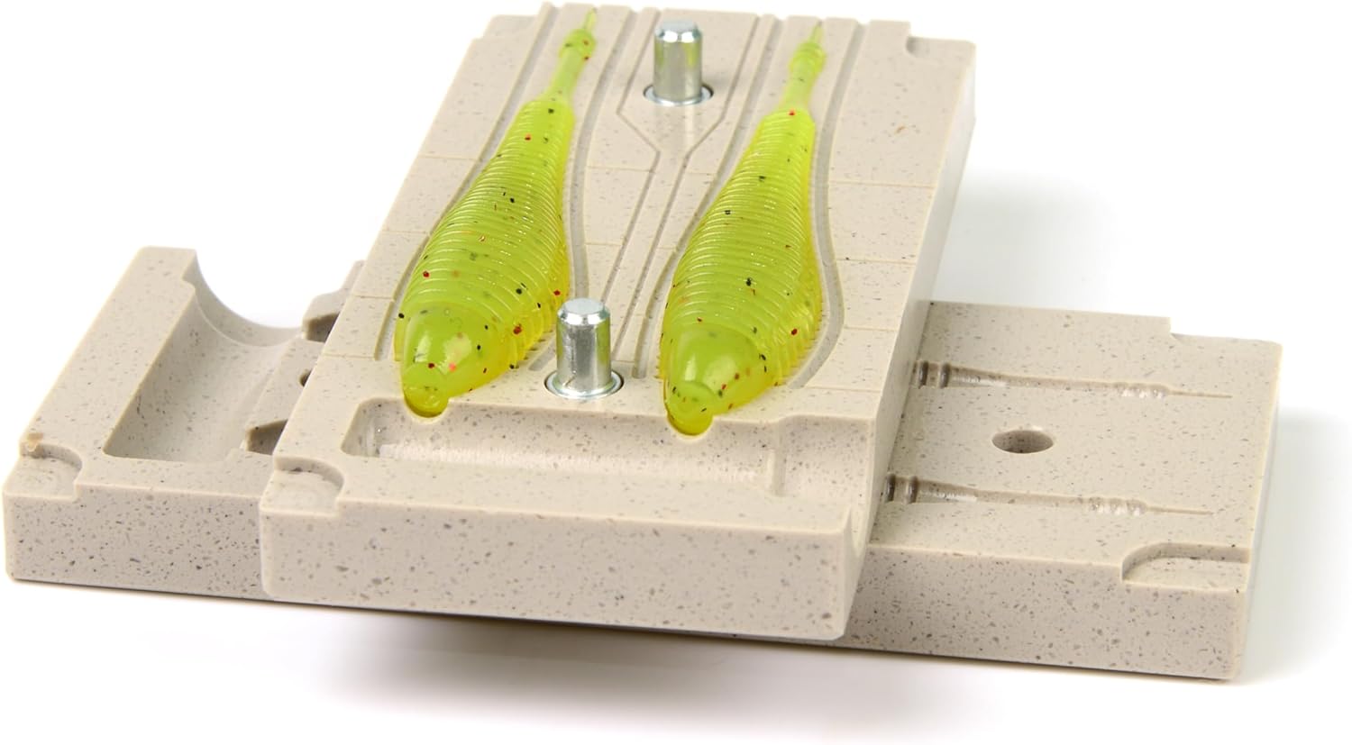 Soft Plastiс Mold Lure Making Injection Molds Fishing Lures Two Cavity Spunk Shad 3.5''