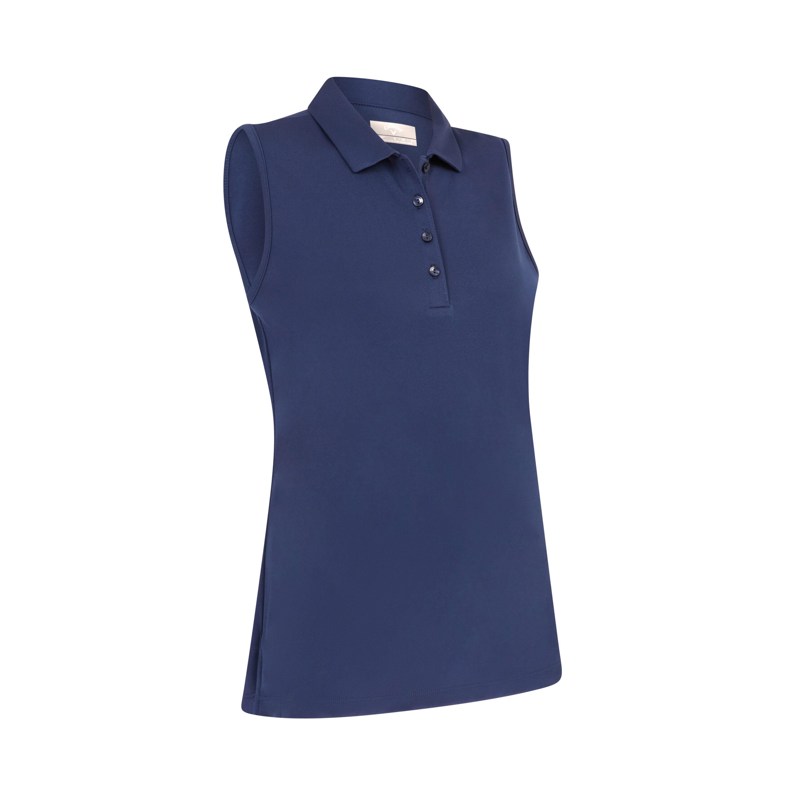 Callaway Apparel Sleeveless Tournament Polo Shirt with Stretch Golf sans Manches pour Femme