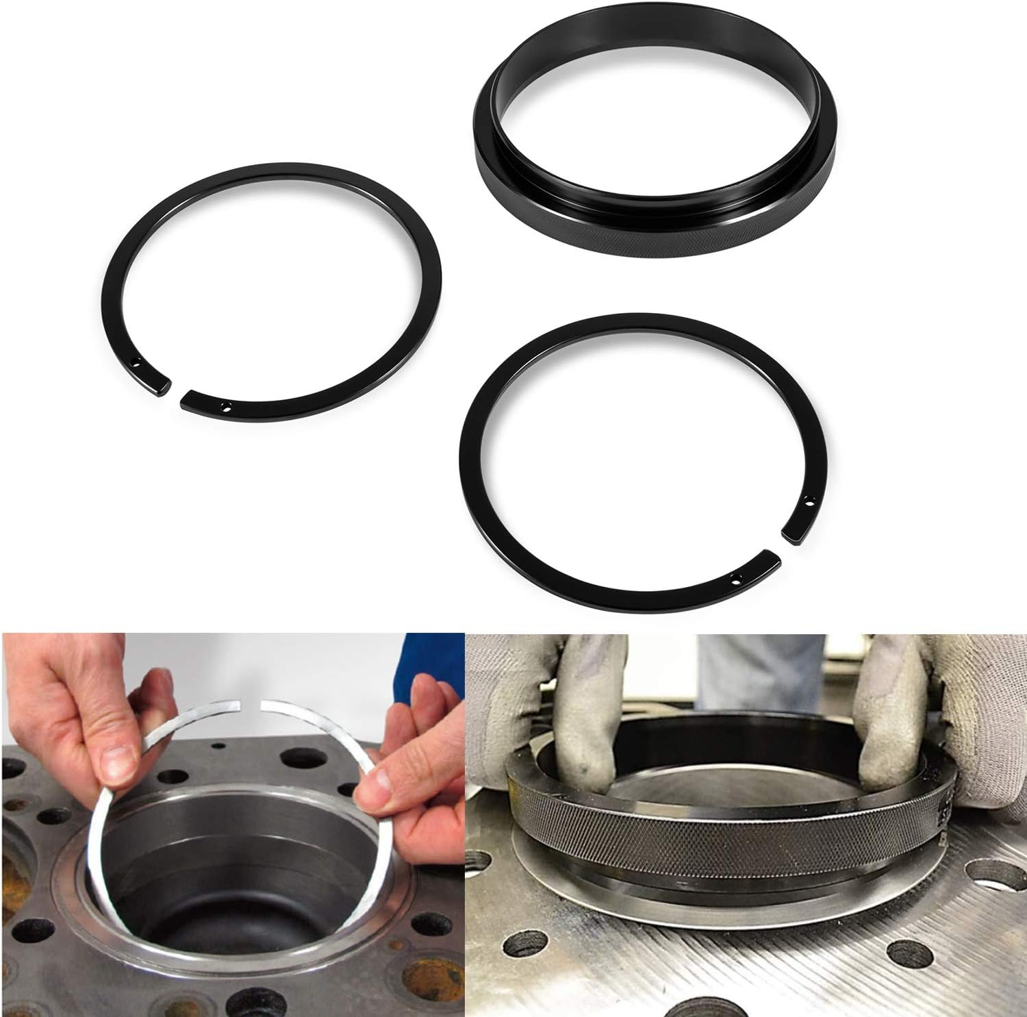 Piston Ring Compressor Adapter & AntiPolishing Ring 5.4