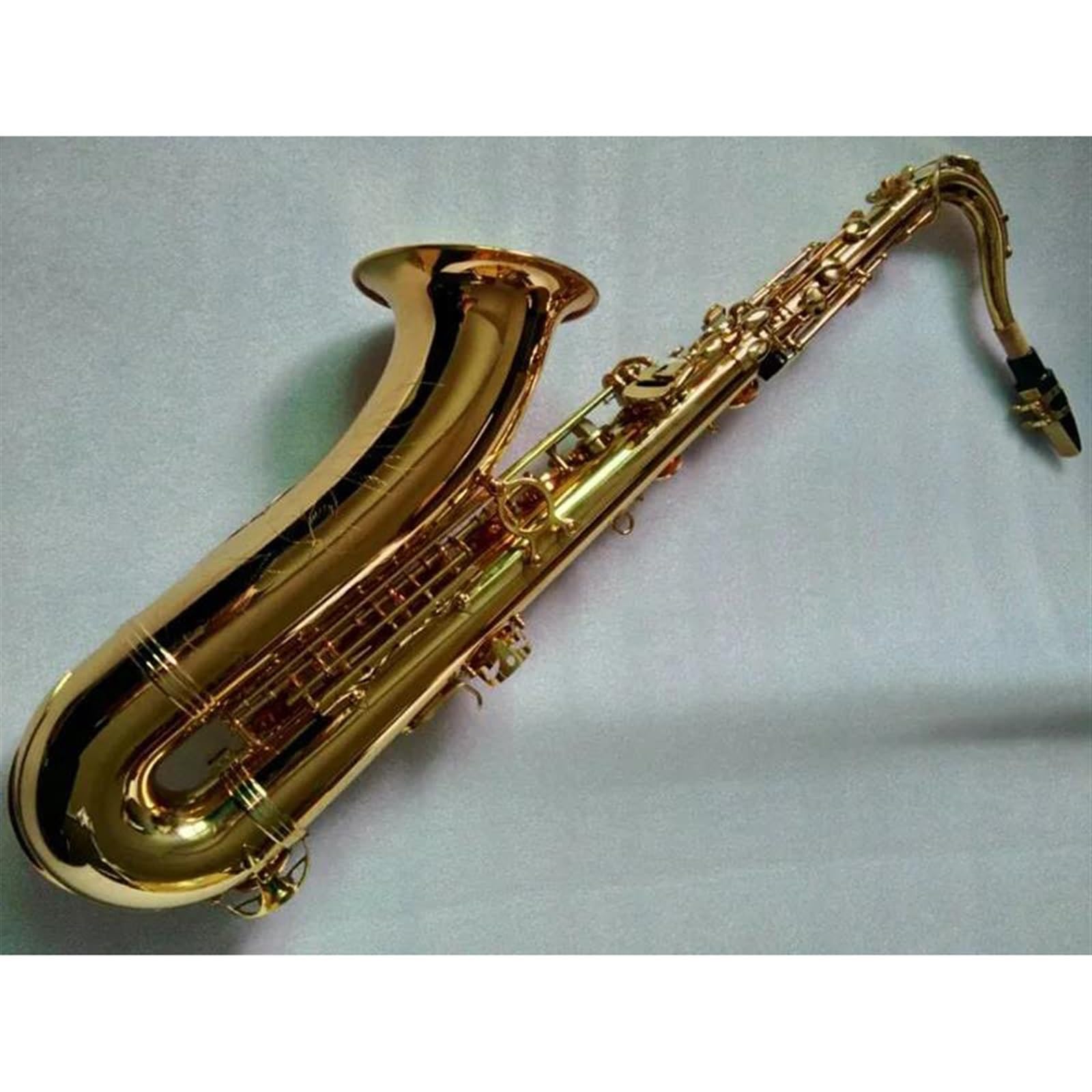 Profesjonalny Saksofon Tenorowy Tenorowy Bb Grający Na Złotym Saksofonie Tenorowym Elektroforetycznym Z Ustnikiem profesjonalny Saksofon